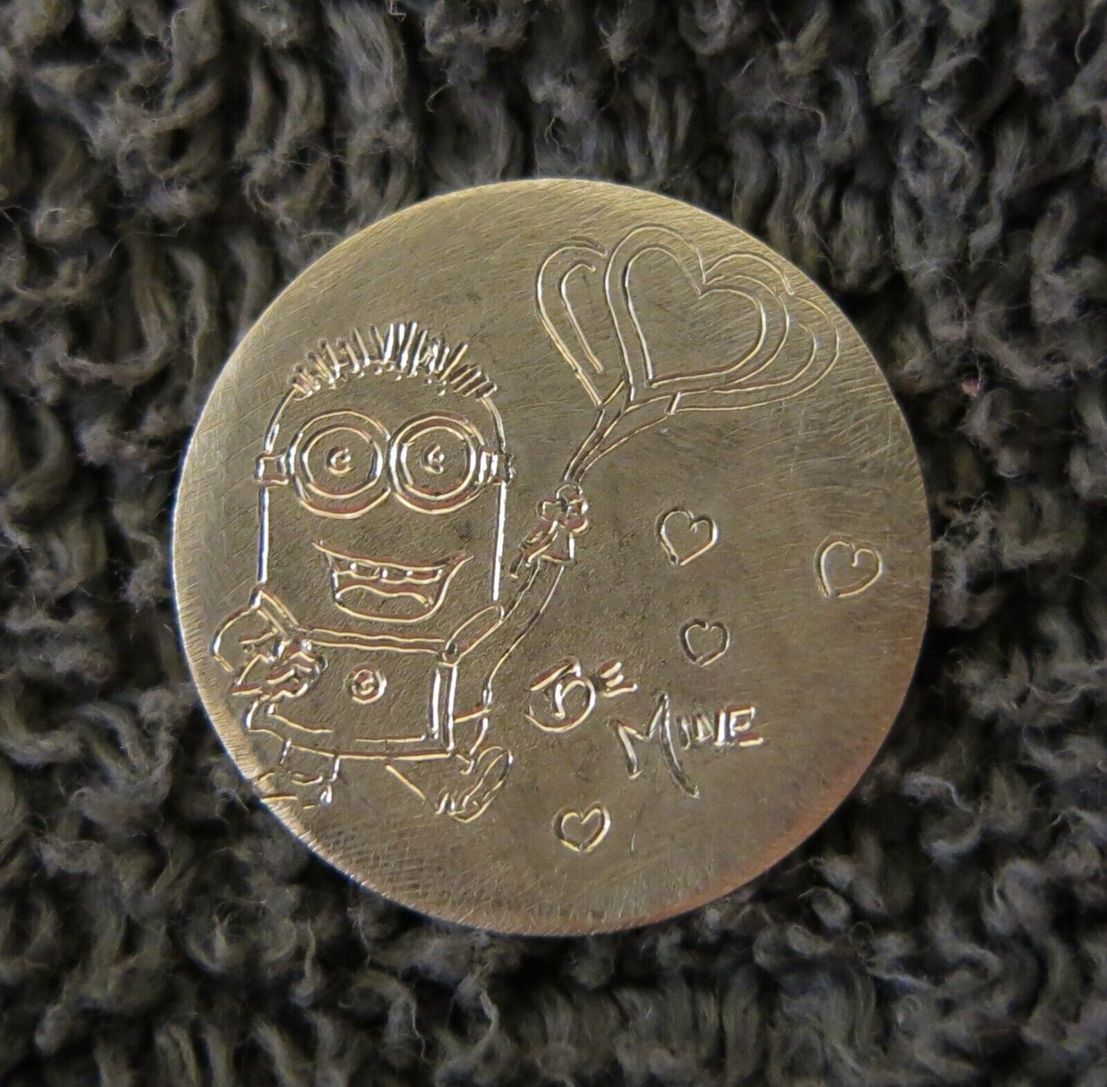 Cute Minion Hobo Nickel Coin