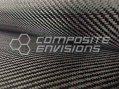 Commercial Grade Carbon Fiber Cloth Fabric 2x2 Twill 50" 3k 6oz/203.43gsm