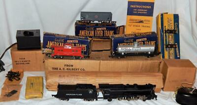 Clean 1949 American Flyer Set 4907aw Pennsylvania K-5 Freight Boxed 314aw Complt