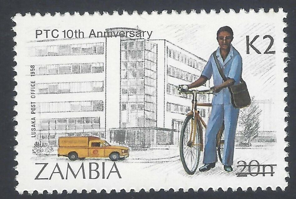 Aop Zambia #590 1991 2k On 29n Mnh